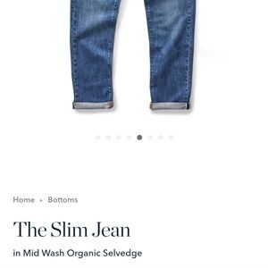 Taylor Stitch - The Slim Selvedge Jeans - 36